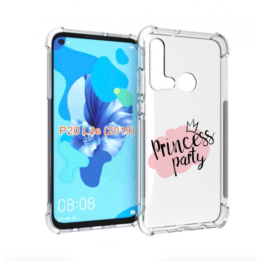 Чехол бампер MyPads принцессная-вечеринка для Huawei P20 Lite (2