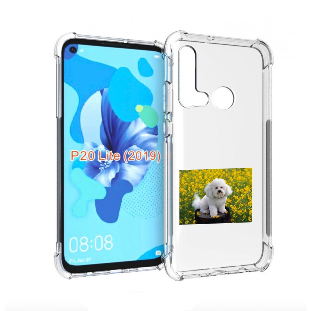 

Чехол бампер MyPads пудель белыи для Huawei P20 Lite (2019), Прозрачный, Tocco