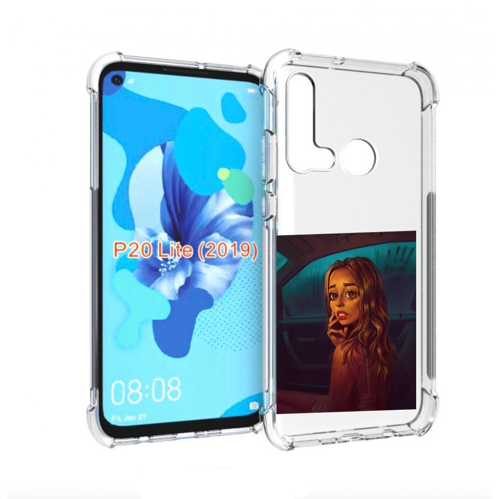

Чехол бампер MyPads пуп-невесты женский для Huawei P20 Lite (201, Прозрачный, Tocco