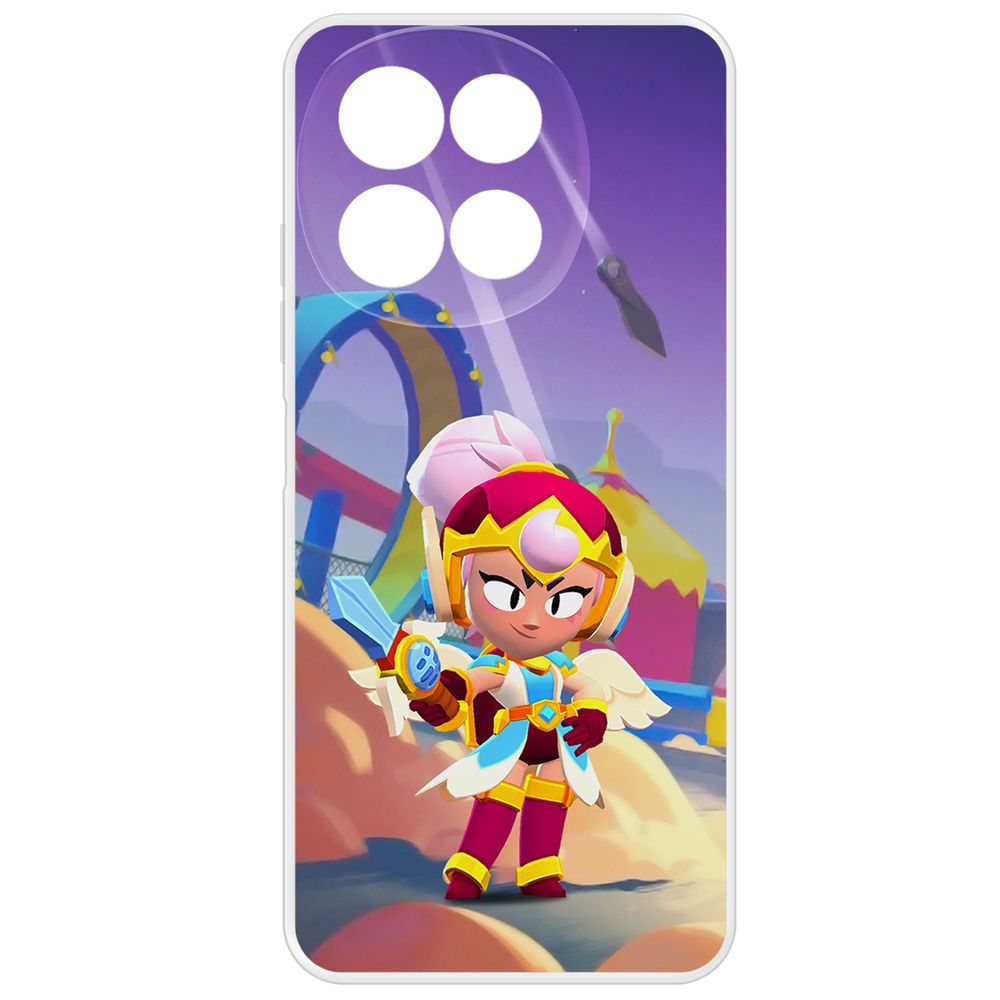 

Чехол-накладка Krutoff Clear Case Brawl Stars-Валькирия Джанет для TECNO Spark 30 5G, Прозрачный