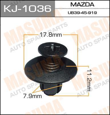 

KJ-1036 клипса MAZDA 626/6/MPS/XEDOS 6/9 85>