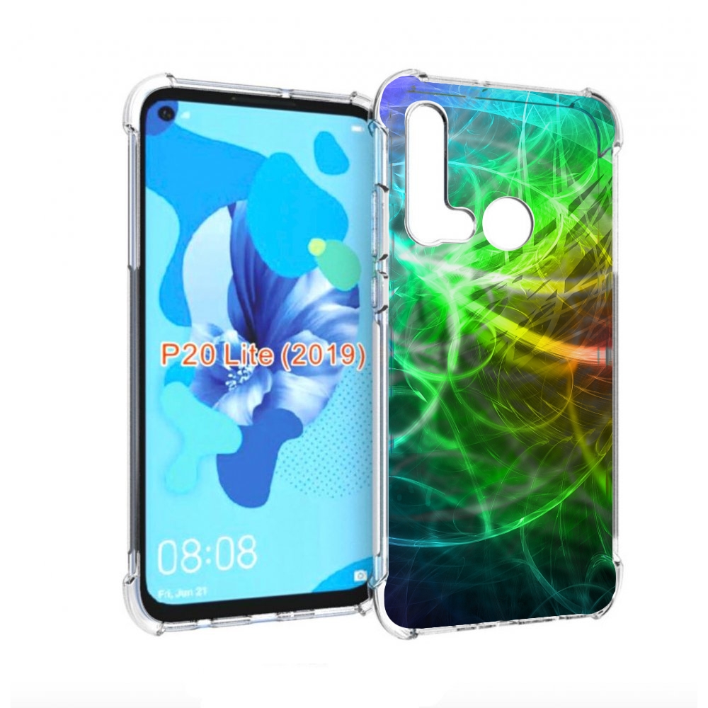 

Чехол бампер MyPads разноцветная-абстракция-линиями для Huawei P, Прозрачный, Tocco