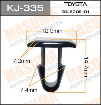 

Клипса пласт. TOYOTA MASUMA kj335, Клипса пласт. TOYOTA MASUMA kj335 MASUMA kj335