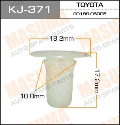 

Клипса пласт. TOYOTA MASUMA kj371, Клипса пласт. TOYOTA MASUMA kj371 MASUMA kj371