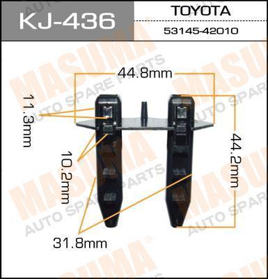 

Клипса автомобильная MASUMA kj436, Клипса автомобильная MASUMA kj436 MASUMA kj436