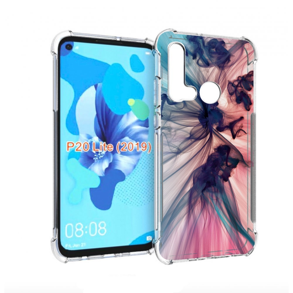 

Чехол бампер MyPads разноцветный дым для Huawei P20 Lite (2019), Прозрачный, Tocco