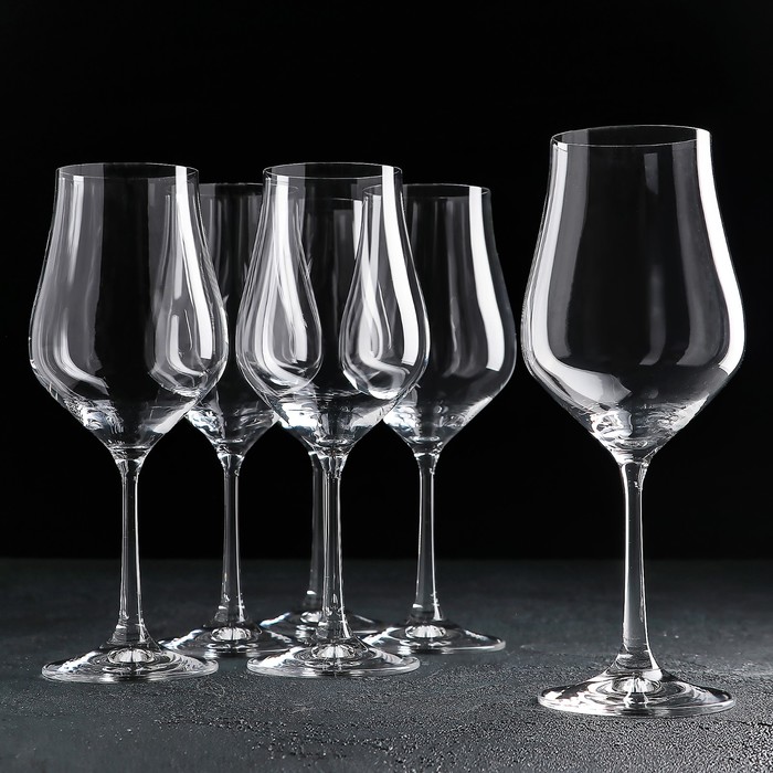 фото Набор бокалов для вина «тулипа», 350 мл, 6 шт crystalex