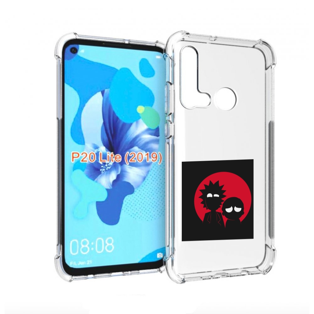 

Чехол бампер MyPads рик и морти в тени для Huawei P20 Lite (2019, Прозрачный, Tocco