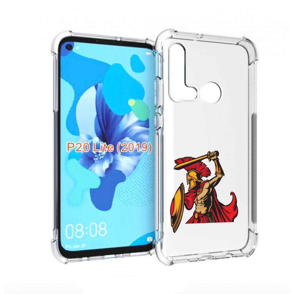 

Чехол бампер MyPads римский-воин для Huawei P20 Lite (2019), Прозрачный, Tocco