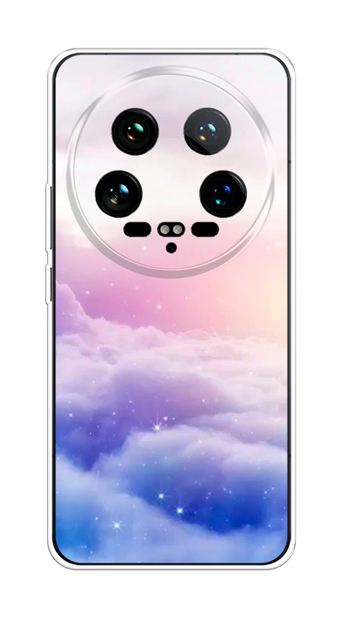 

Чехол на Xiaomi 14 Ultra "Небеса", Голубой;белый;розовый, 321850-1