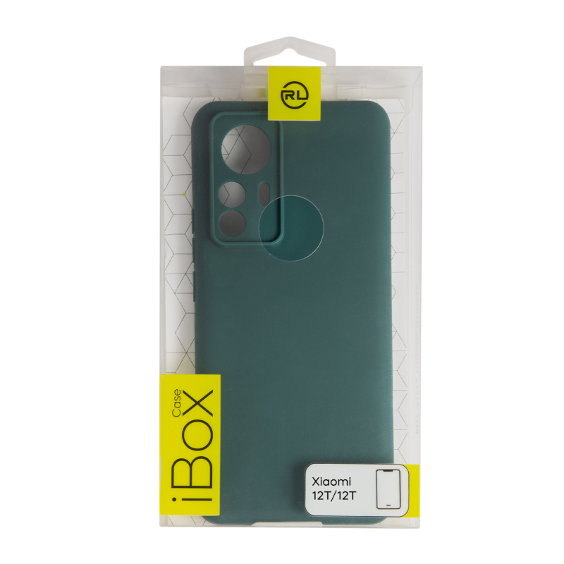 

Чехол iBox Case для телефона Xiaomi 12T, силиконовый, защита камеры, зеленый