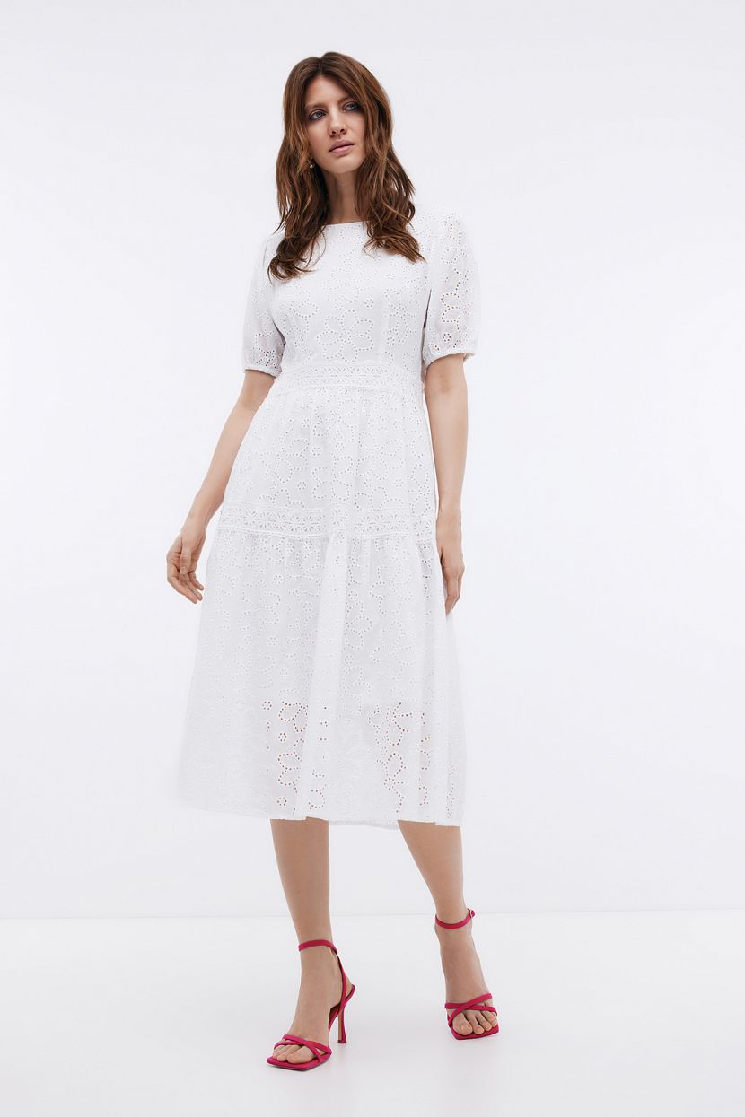 

Платье женское Baon B4524090 белое XXL, Белый, B4524090