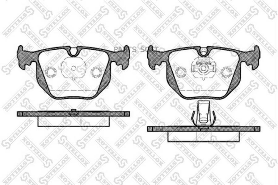 

Тормозные колодки Stellox 392020BSX