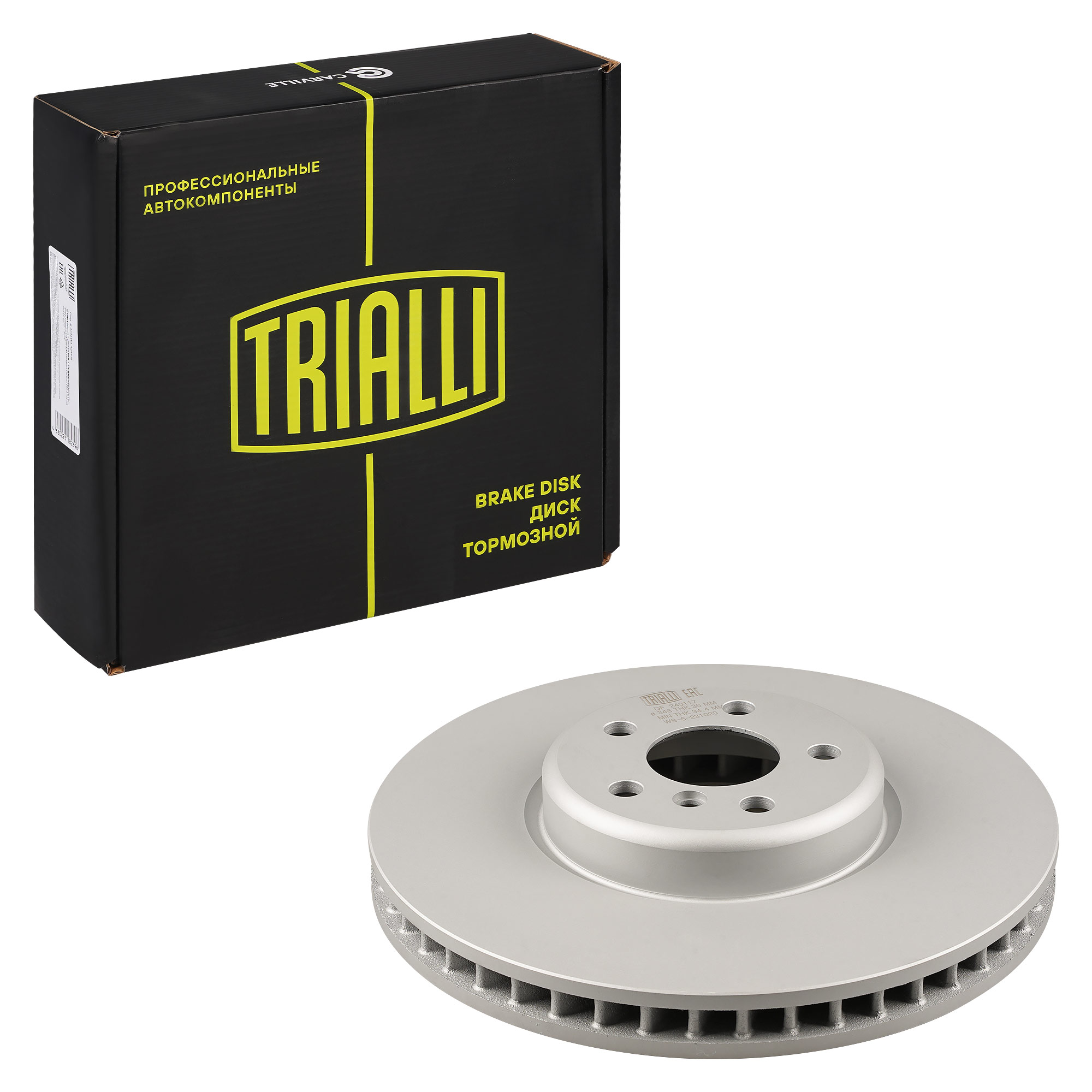 

Диск тормозной передний левый TRIALLI DF 240117