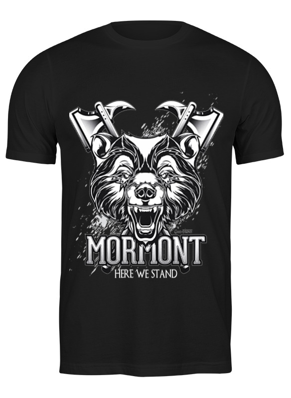 

Футболка мужская Printio Медведь мормонтов (игра престолов) черная XL, Медведь мормонтов (игра престолов)