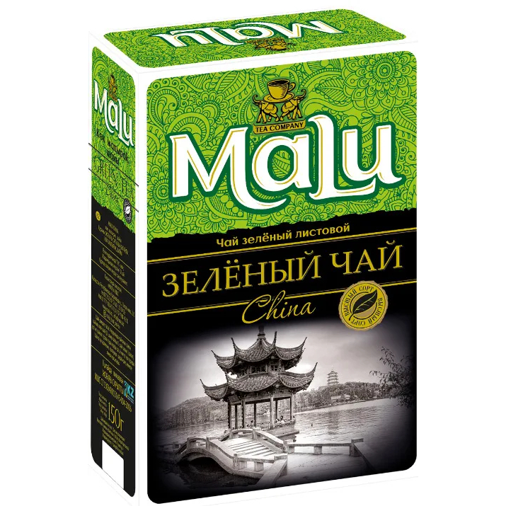 Чай зелёный Malu China листовой, 150 г