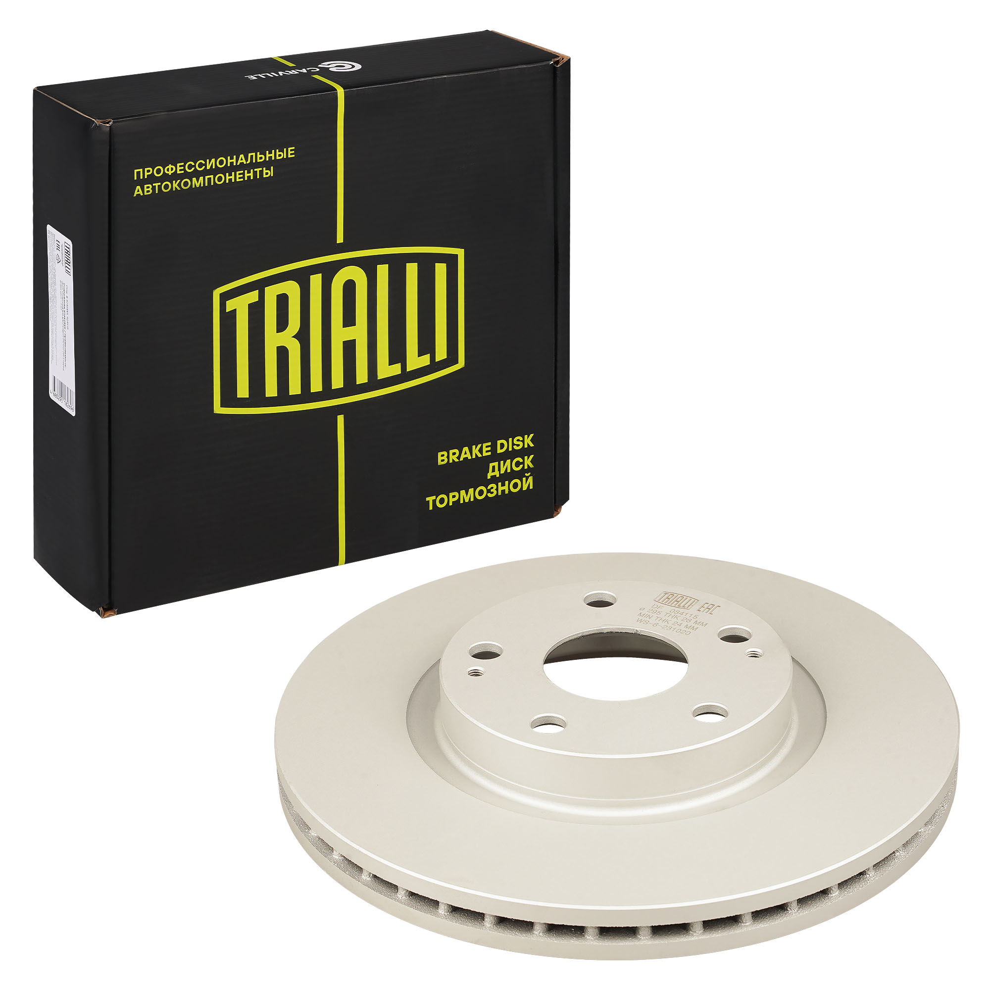 

Диск тормозной передний TRIALLI DF 084115