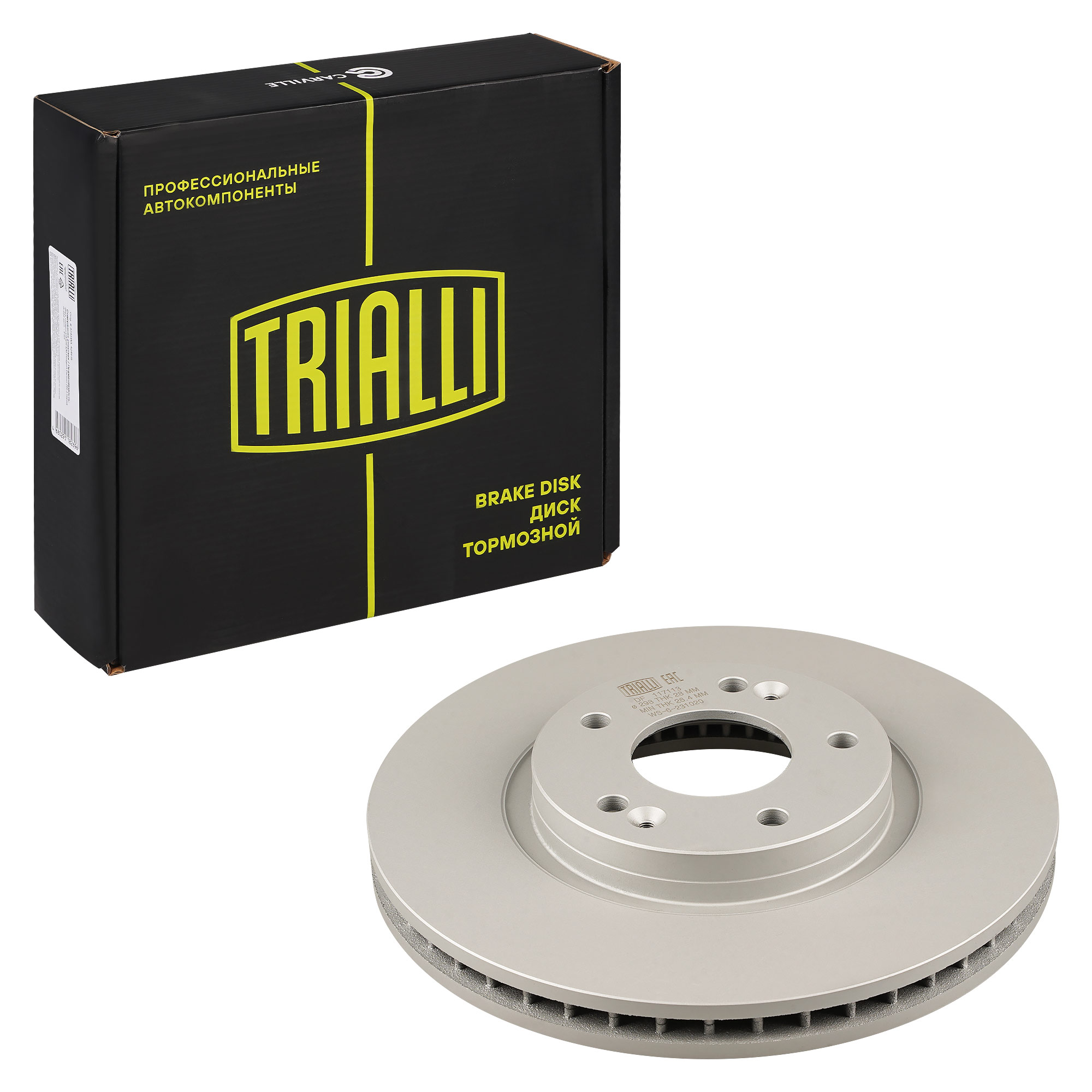 

Диск тормозной передний TRIALLI DF 117113