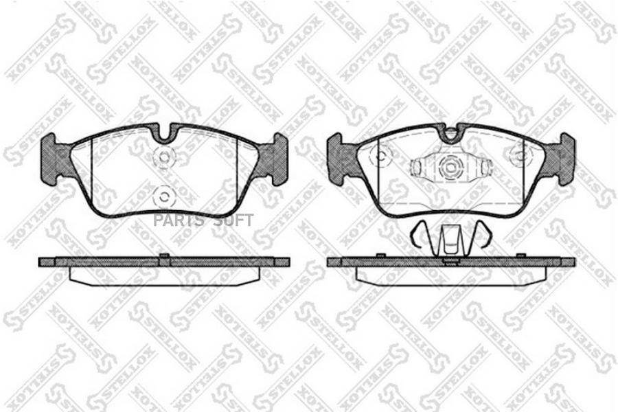 

Тормозные колодки Stellox 395060SX