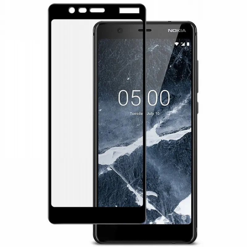 

Защитное стекло для Nokia 3.1 Full Screen Black, Защитное стекло Nokia 3.1