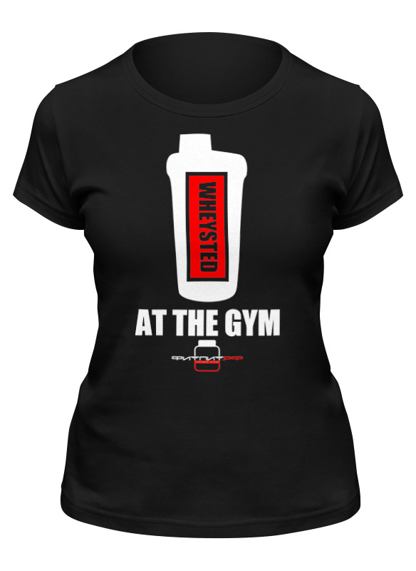 фото Футболка женская printio фитпит.рф - спортивное питание черная xl