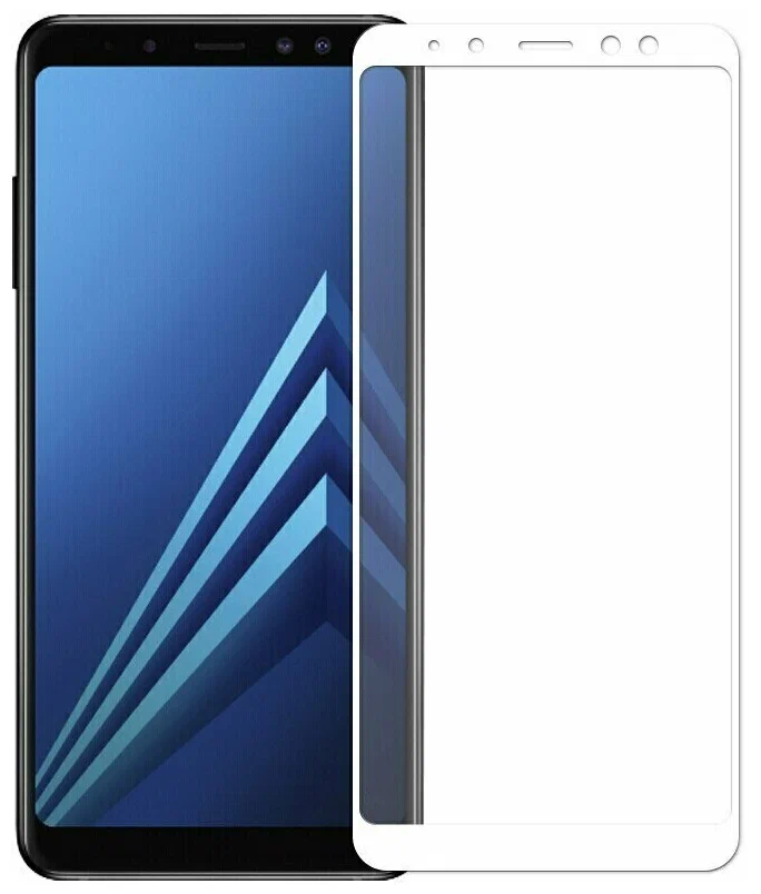 

Защитное стекло для Samsung Galaxy A8+ (2018) SM-A730F Full Screen White, Защитное стекло Samsung Galaxy A8+ (2018) SM-A730F