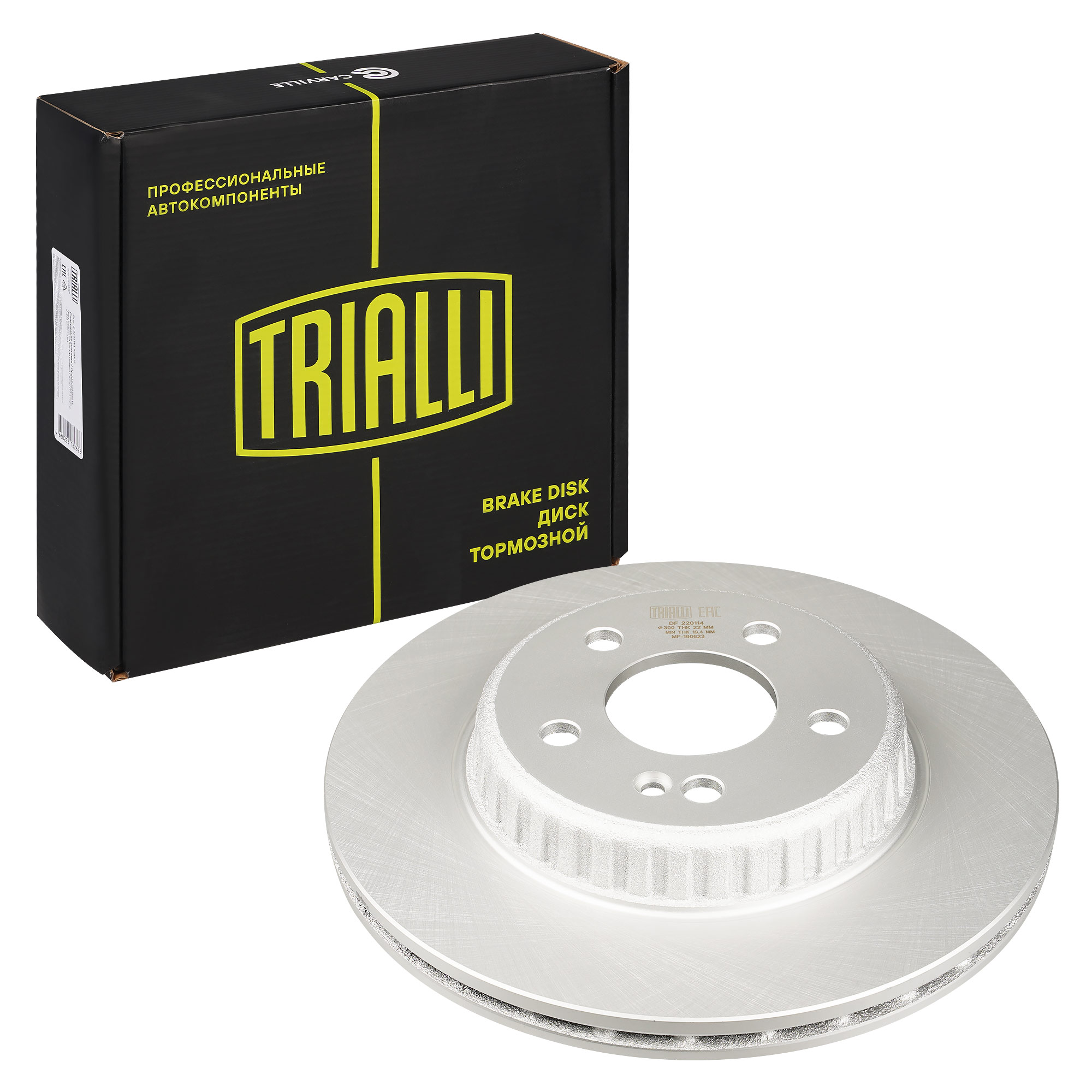 

Диск тормозной задний TRIALLI DF 220114