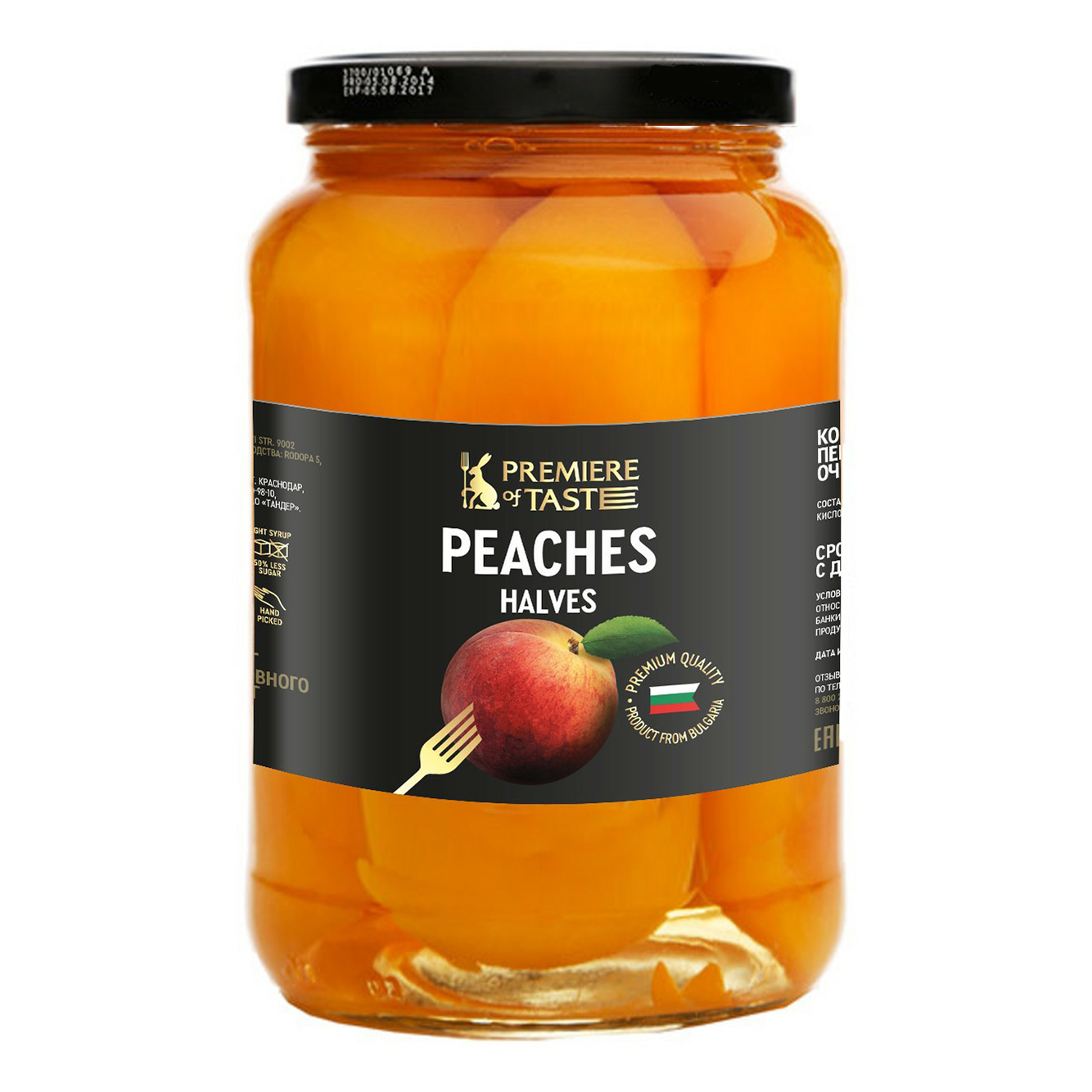 

Персики Premiere of Taste консервированные 720 г