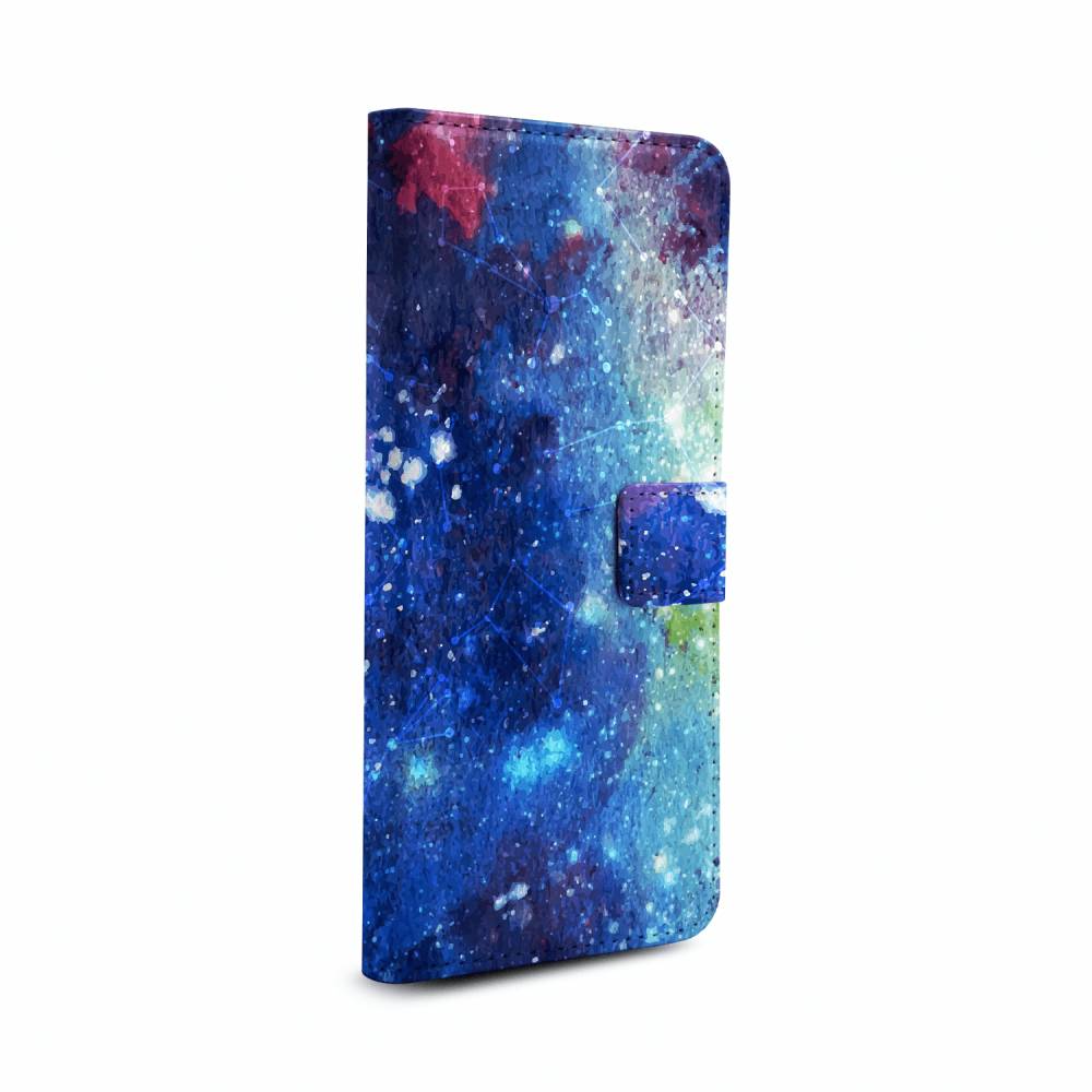 

Чехол Awog на Tecno Spark 7 "Космическая вселенная 20 book", Синий, 301085-1