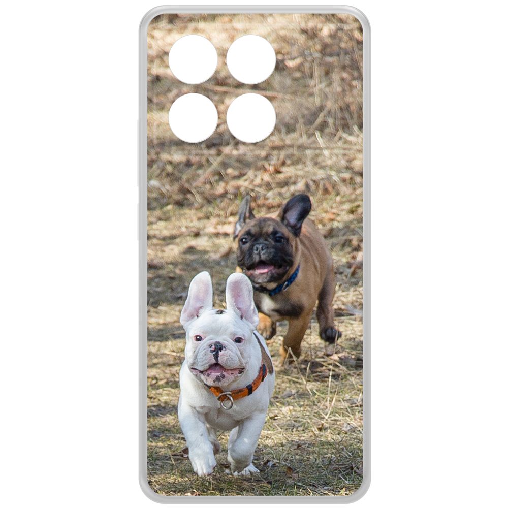 

Чехол-накладка Krutoff Clear Case Догонялки для Xiaomi Poco X6 Pro, Прозрачный