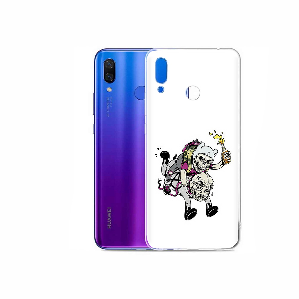 

Чехол MyPads Tocco для Honor Play время приключений скелеты, Прозрачный, Tocco