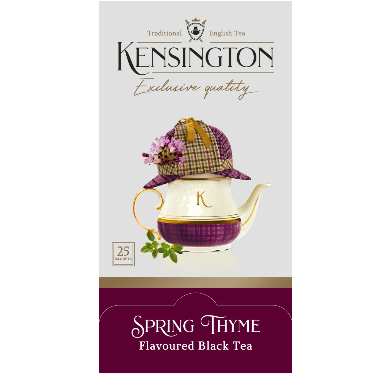 фото Чай черный kensington spring thyme чабрец в пакетиках 2 г х 25 шт