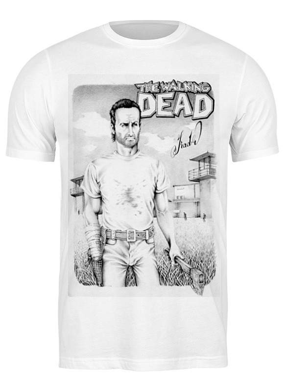 

Футболка мужская Printio The walking dead белая XL, Белый, The walking dead
