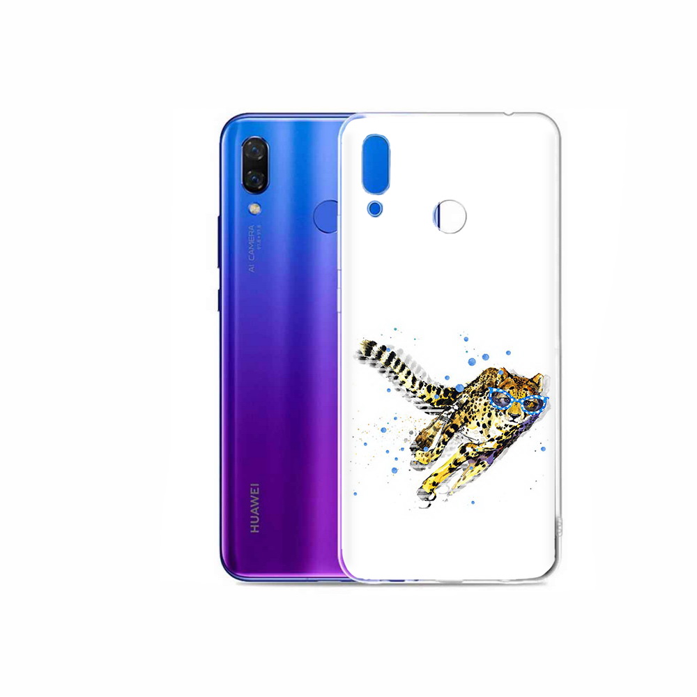 

Чехол MyPads Tocco для Honor Play гепард в очках, Прозрачный, Tocco