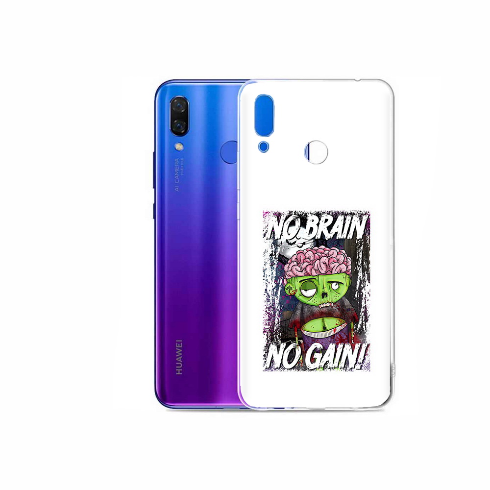 

Чехол MyPads Tocco для Honor Play глупый зомби, Прозрачный, Tocco