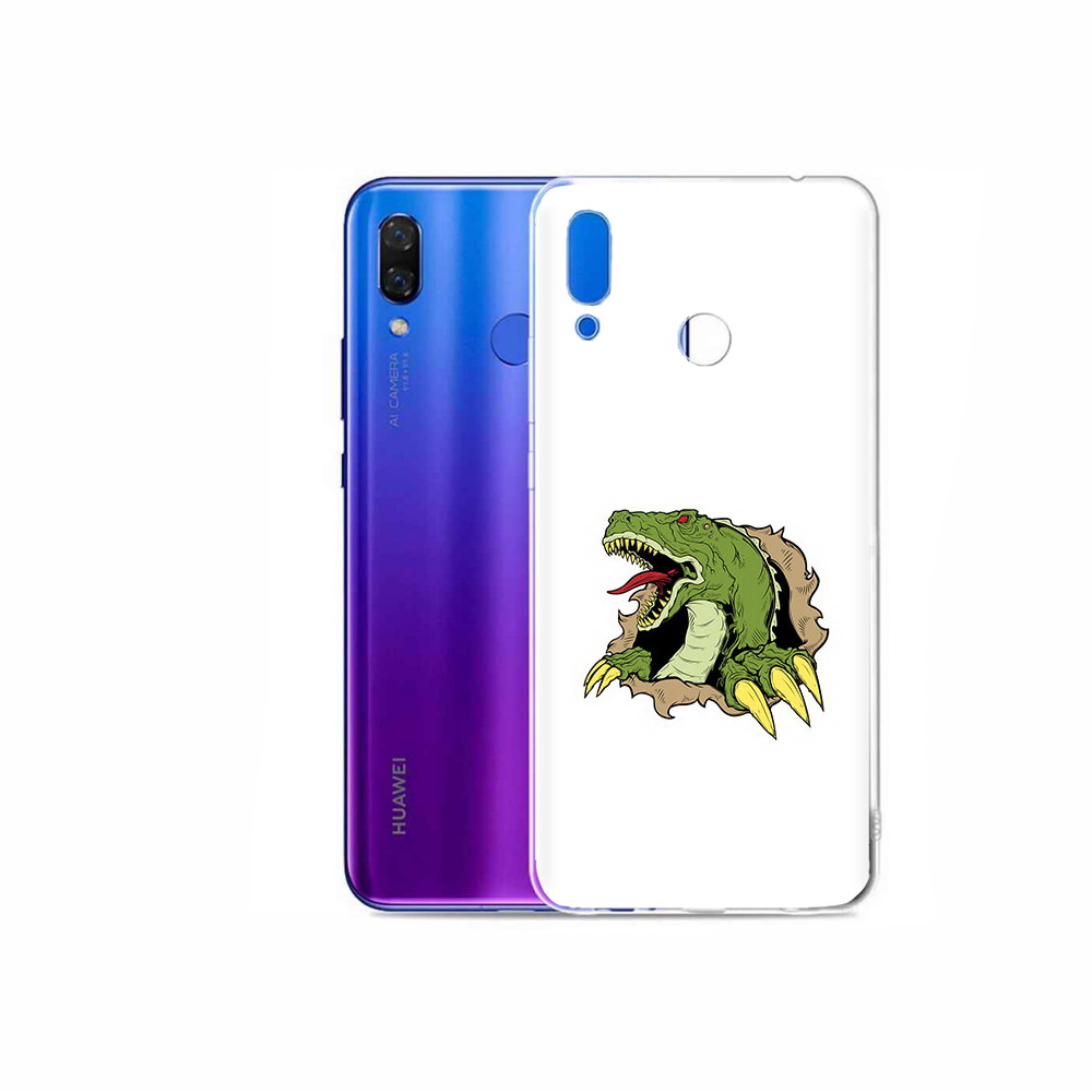 

Чехол MyPads Tocco для Honor Play годзила, Прозрачный, Tocco