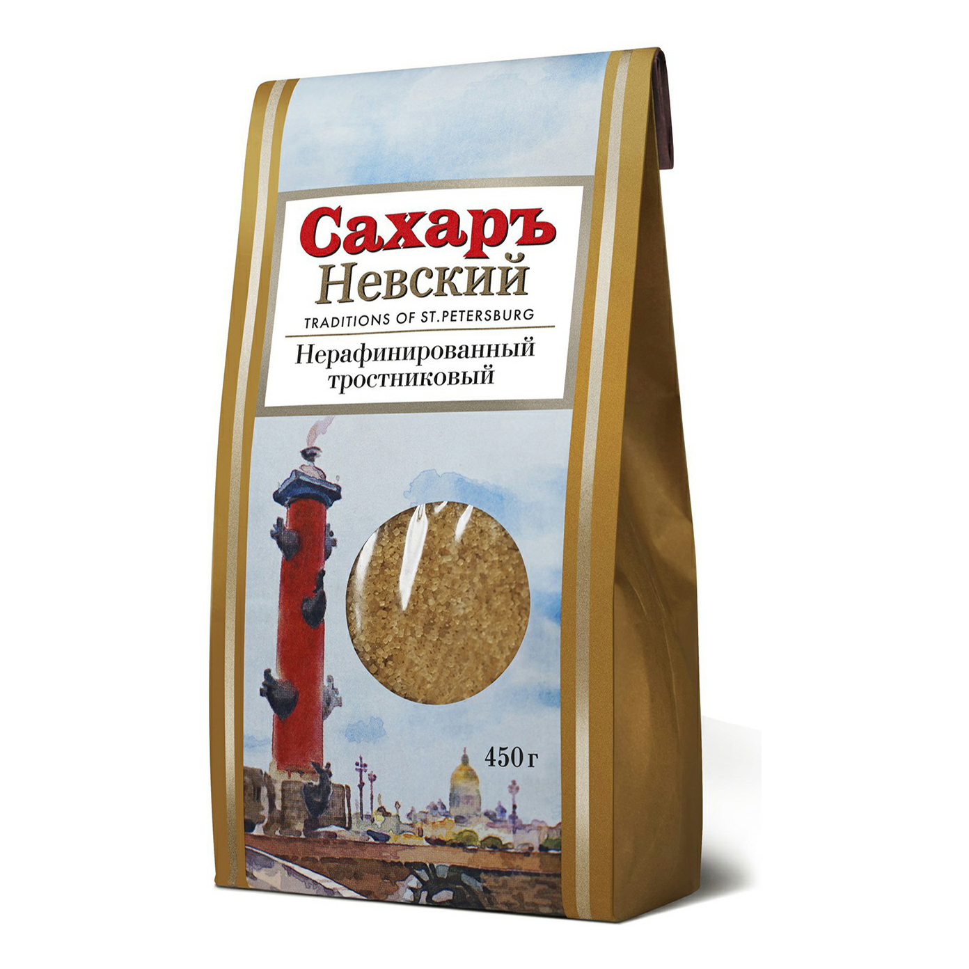 

Сахар песок Невский коричневый 450 г