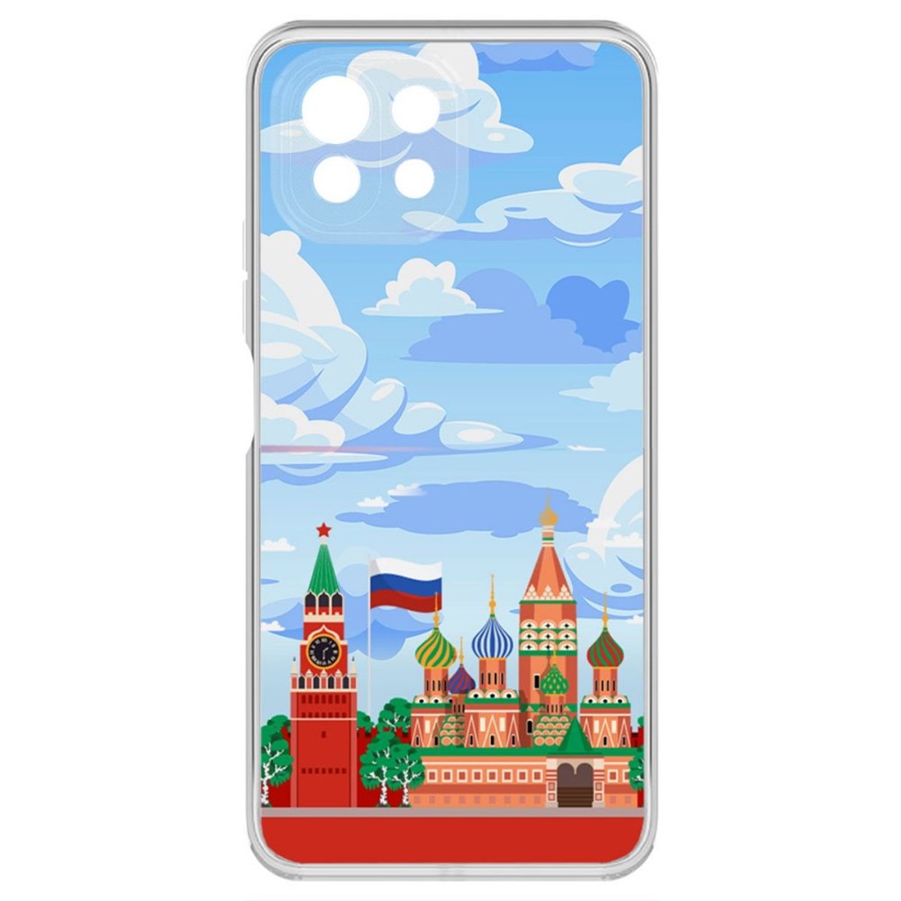 

Чехол-накладка Krutoff Clear Case Красная Площадь для Xiaomi Mi 11 Lite