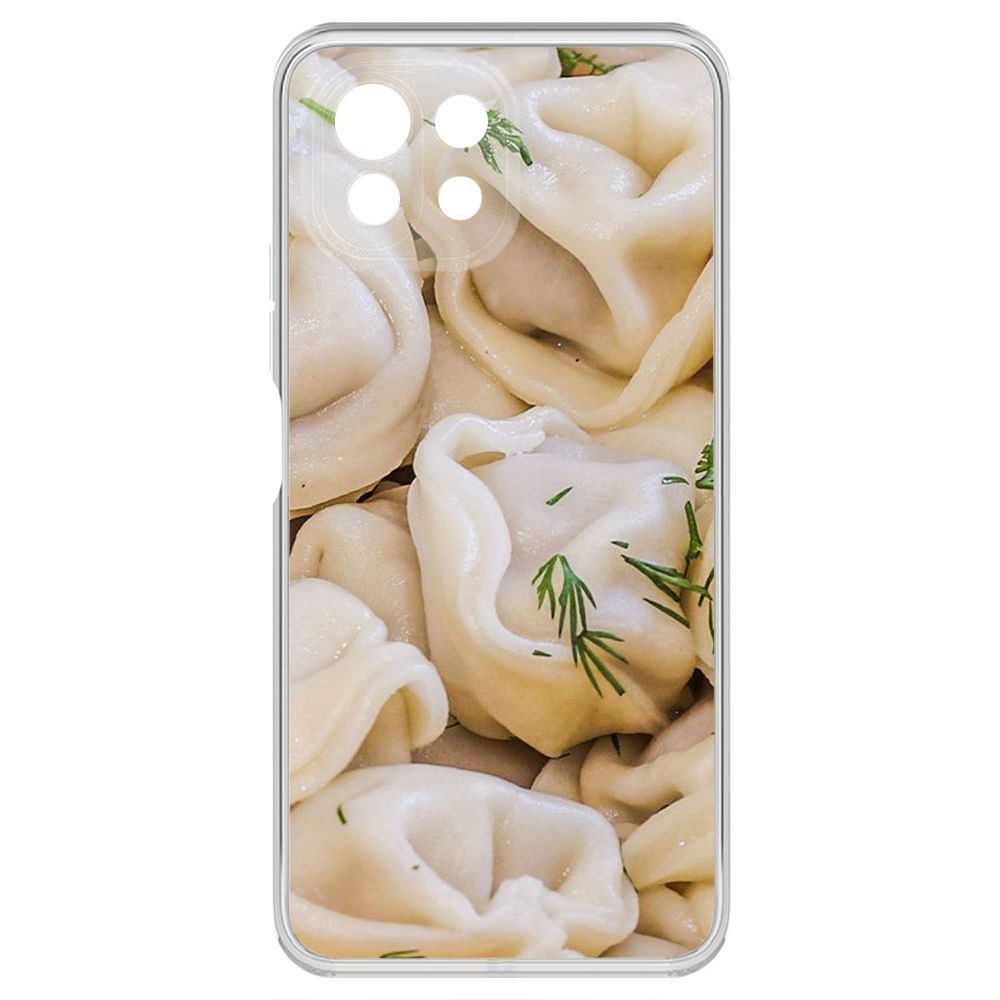 

Чехол-накладка Krutoff Clear Case Пельмешки для Xiaomi Mi 11 Lite
