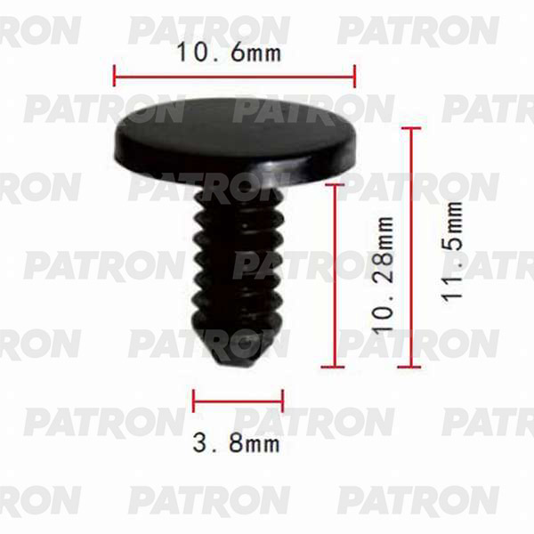 

Клипса Автомобильная PATRON P370125