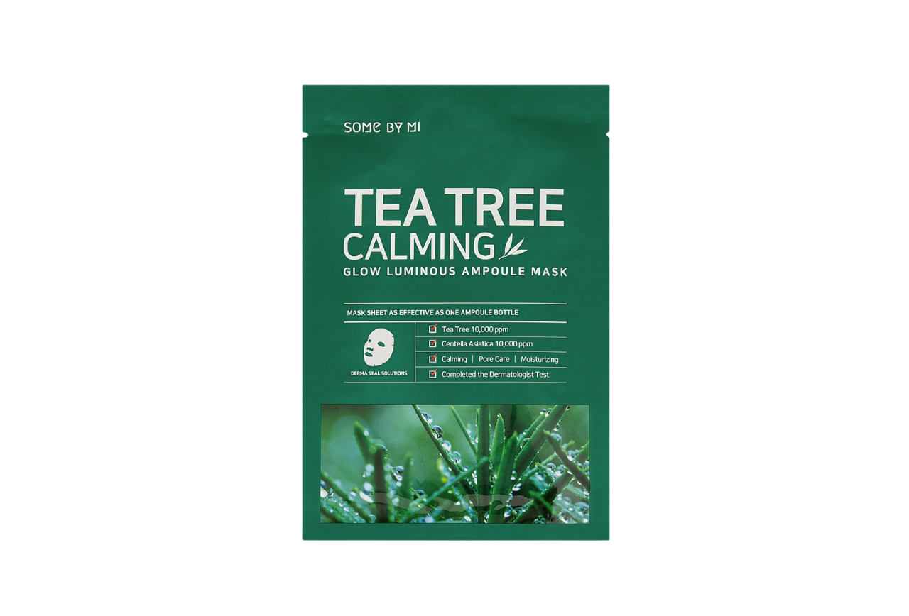 Маска для лица Some By Mi Tea Tree Calming Glow Luminous Ampoule Mask тканевая, 25 г