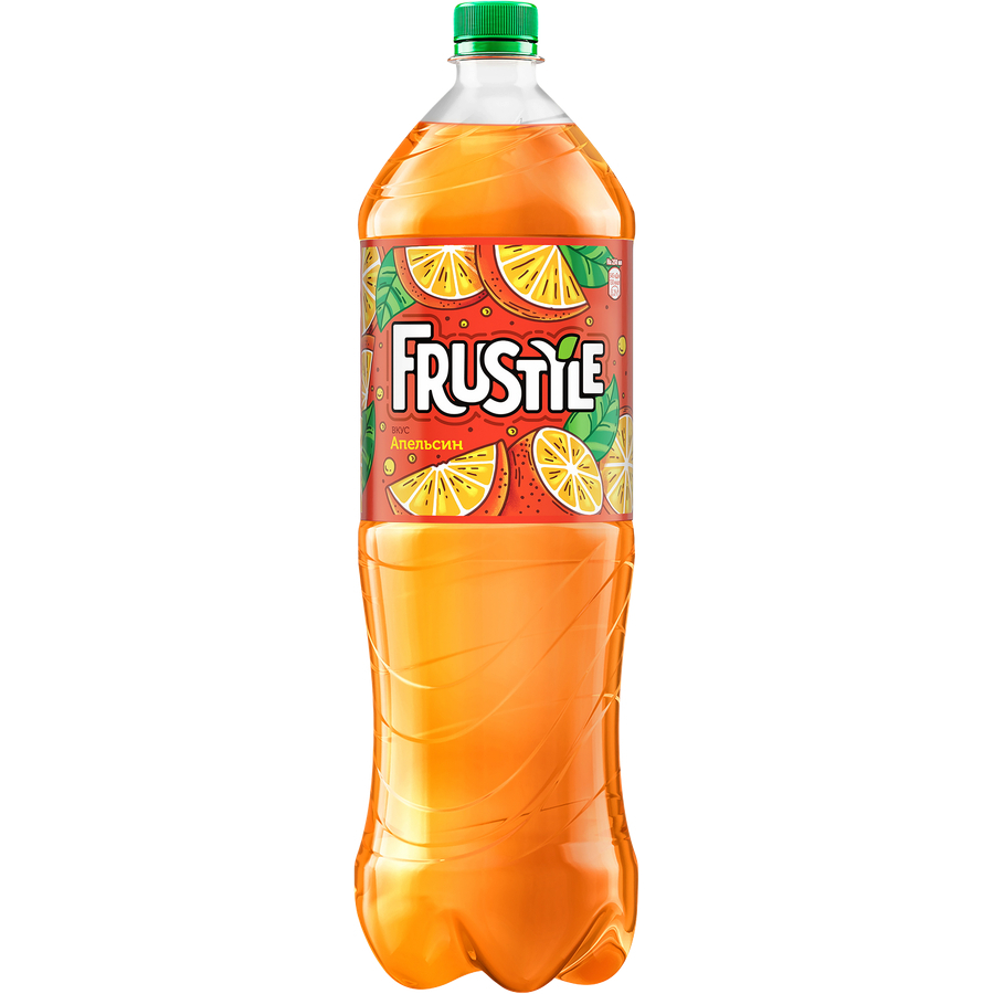 Напиток Frustyle газированный, со вкусом апельсина, 1,5 л
