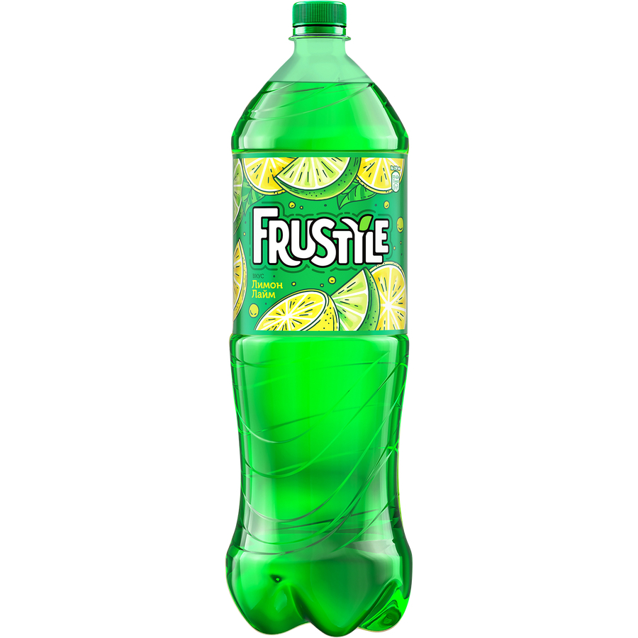 Напиток Frustyle газированный, со вкусом лимона и лайма, 1,5 л