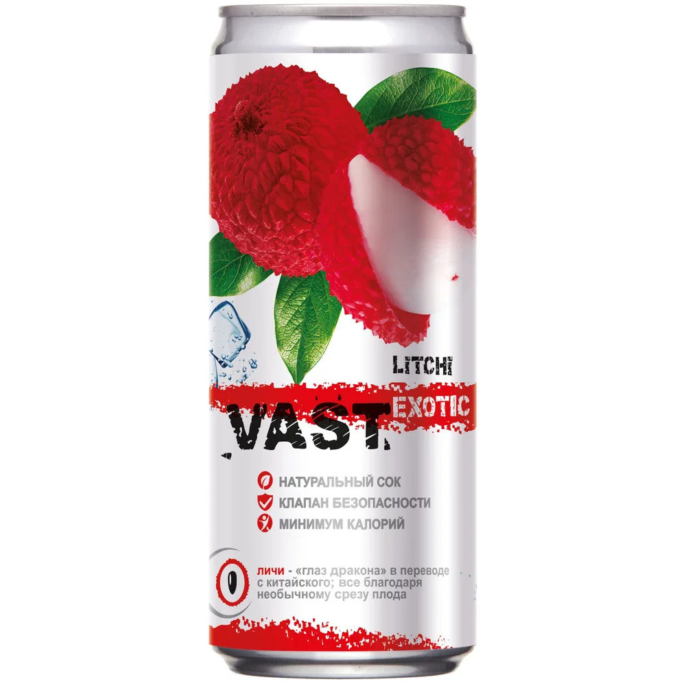 

Напиток Vast безалкогольный, личи, 330 мл