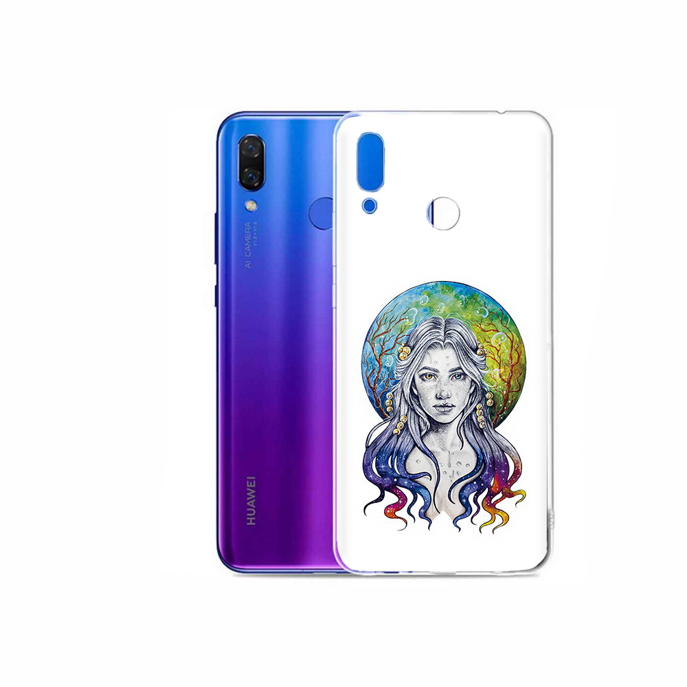 

Чехол MyPads Tocco для Honor Play девушка с красивыми волосами, Прозрачный, Tocco