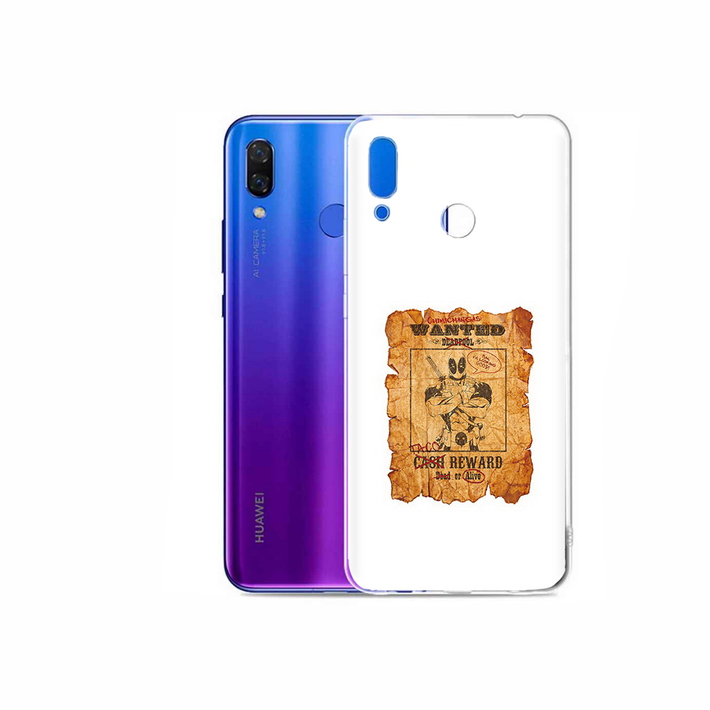 

Чехол MyPads Tocco для Honor Play дедпул, Прозрачный, Tocco