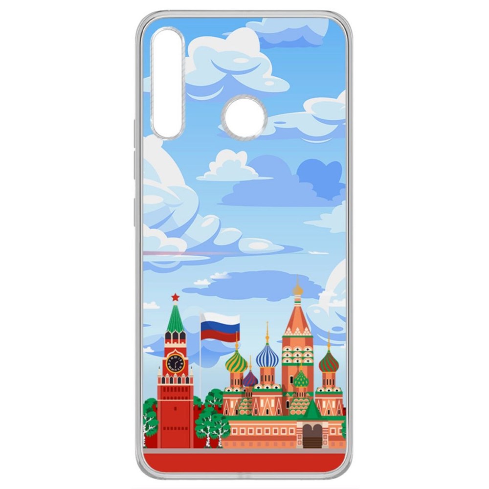 

Чехол-накладка Krutoff Clear Case Красная Площадь для Tecno Camon 12 Air