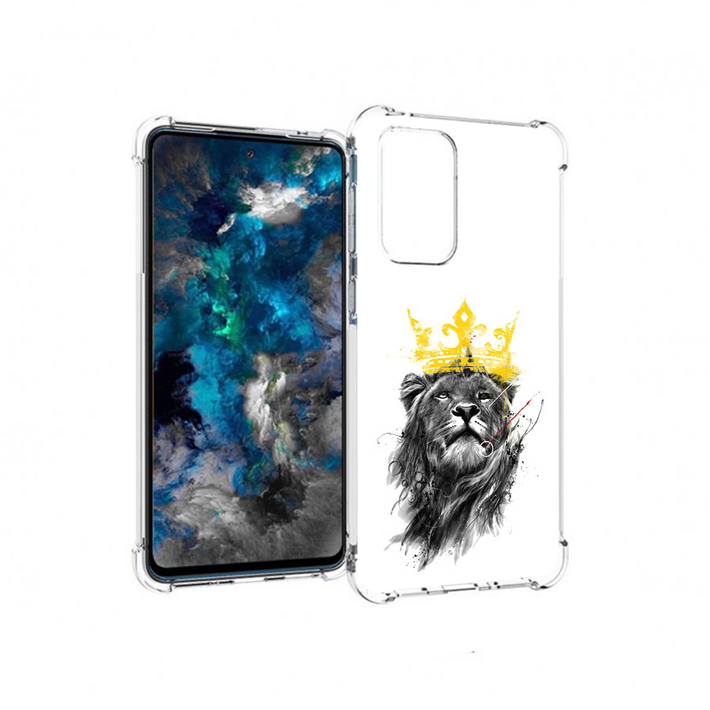 

Чехол MyPads Tocco для Samsung Galaxy A33 5G король-лев, Прозрачный, Tocco