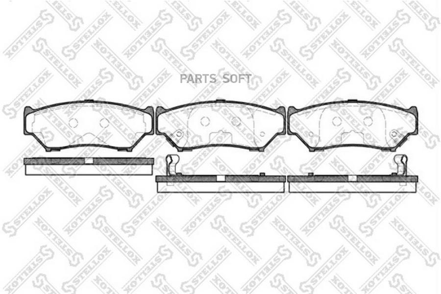 

Тормозные колодки Stellox 400012SX