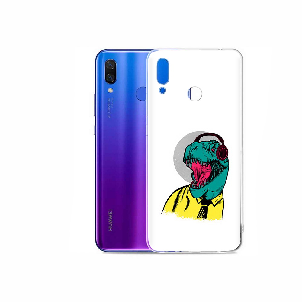 

Чехол MyPads Tocco для Honor Play дино, Прозрачный, Tocco
